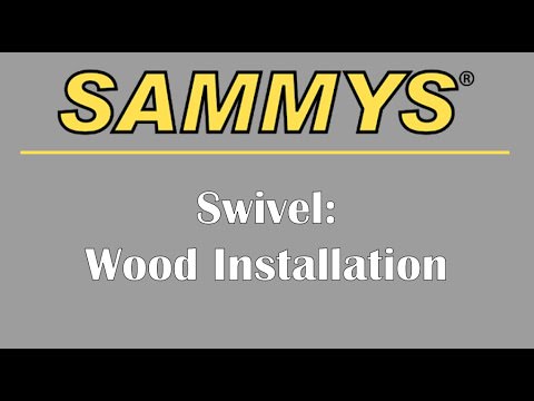 Sammys Wood Swivel Installation